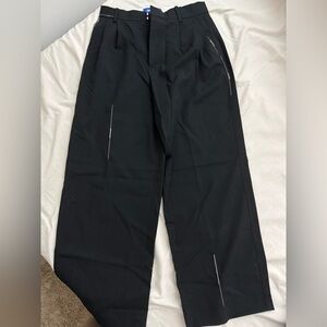 Zara x Ader Error Collab Men's Classic Black Dress Trousers